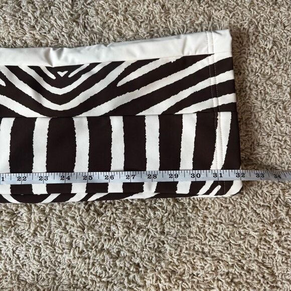 Bogner Misha Zebra Print Ski Suit Jumpsuit NWT US 6 White Brown Padded - Picture 9 of 10